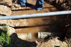 Cave Creek - broken pipe